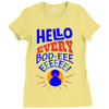grover hello Ladies Fitted T-Shirt