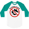 take off your shoes 3/4 Sleeve Shirt