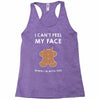 i can't feel my face Racerback Tank