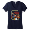 let's summon demons Women's V-Neck T-Shirt
