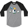 mighty hero atop a chicken 3/4 Sleeve Shirt