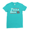 pizza and beer '16 Ladies Fitted T-Shirt