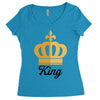 king Women's Triblend Scoop T-shirt