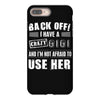 back off i have a crazy gigi and i'm not afraid to user her iPhone 8 Plus