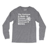 The Universe Is Made Of Protons Neutrons Electrons Morons Long Sleeve Shirts