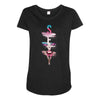 Sexy Maternity Scoop Neck T-shirt