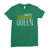 educated natural queen1 Ladies Fitted T-Shirt