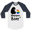 mama bear gay pride 3/4 Sleeve Shirt