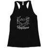 i am a stegosaurus Racerback Tank