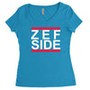 new hot zef side die antwoord Women's Triblend Scoop T-shirt