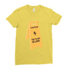 the floor is lava Ladies Fitted T-Shirt