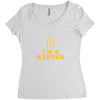 i'm a keeper Women's Triblend Scoop T-shirt