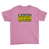 at your own risk Youth Tee