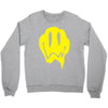 melting acid smiley face Crewneck Sweatshirt