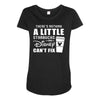 There's Nothing a Little Starbucks and Disney Can't Fix Maternity Scoop Neck T-shirt