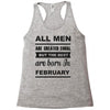 all men are created equal february Racerback Tank