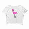 animal pink Crop Top