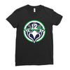 seattle 12. man Ladies Fitted T-Shirt