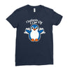 learning to fly Ladies Fitted T-Shirt