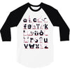 alphabeasts 3/4 Sleeve Shirt