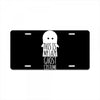 this is my lazy ghost costume License Plate