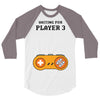 Waiting for Player 3 Gamer 3/4 Sleeve Shirt