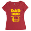 dad bod Women's Triblend Scoop T-shirt