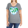 World's Best Dad Looks Like Ladies Curvy T-Shirt
