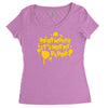 dont worry Women's Triblend Scoop T-shirt