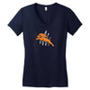 lion Women's V-Neck T-Shirt