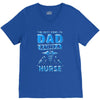 proud dad nurse V-Neck Tee