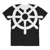 steering wheel sail boat funny All Over Women's T-shirt