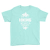hiking is my therapy! Youth Tee