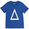 prism a triangle design graphic baseball jersey V-Neck Tee