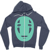 kaonashi mask spirited away Zipper Hoodie