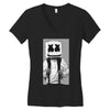 man Women's V-Neck T-Shirt