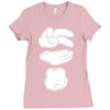 disney mens t shirt paper rock scissors mickey disneyland funny Ladies Fitted T-Shirt