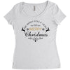 we wish you a very merry christmas Women's Triblend Scoop T-shirt