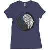 sci fi yin yang Ladies Fitted T-Shirt