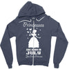 Princesses Are Born In July Zipper Hoodie