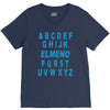 alphabet abc elemno V-Neck Tee