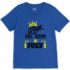 Kings Are Born In July V-Neck Tee