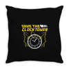 clocktower Throw Pillow