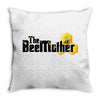 The Beemother Throw Pillow