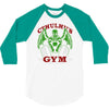 cthulhu gym 3/4 Sleeve Shirt