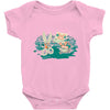 rock, paper, scissor hold Baby Onesie