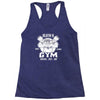 sloth's gym Racerback Tank