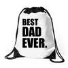 Best Dad Ever Drawstring Bags