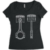 sketch of piston 2 Women's Triblend Scoop T-shirt