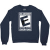 second amendment rated e for everyone Crewneck Sweatshirt